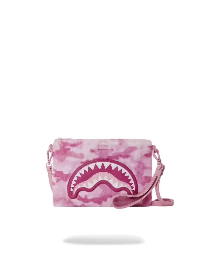 FURRROCIOUS EN ROSA CLUTCH CRUZADO