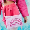 FURRROCIOUS EN ROSA CLUTCH CRUZADO
