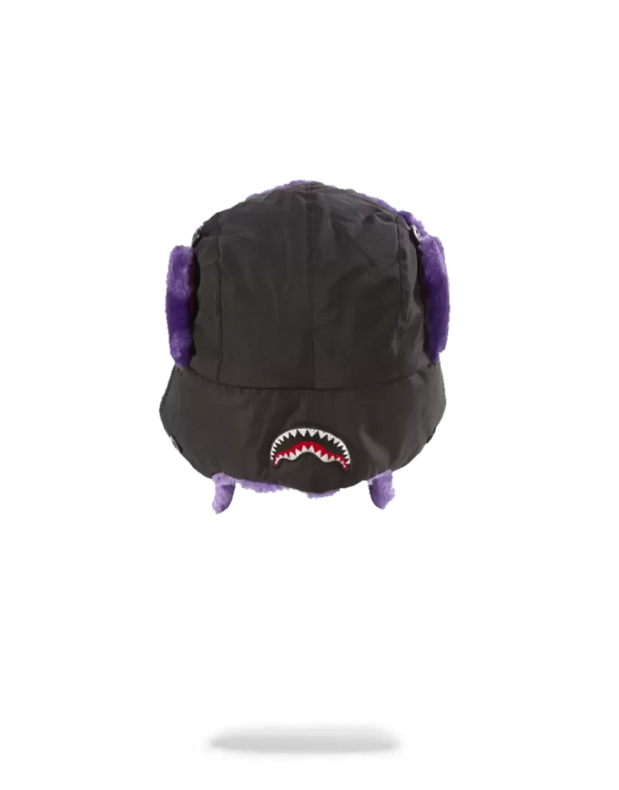 GORRO DE AVIADOR NEGRO 3M DE PIEL MORADA GORRO DE AVIADOR NEGRO 3M DE PIEL MORADA