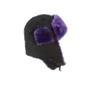 GORRO DE AVIADOR NEGRO 3M DE PIEL MORADA GORRO DE AVIADOR NEGRO 3M DE PIEL MORADA