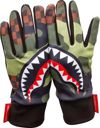 GUANTES DE CAMUFLAJE A CUADROS