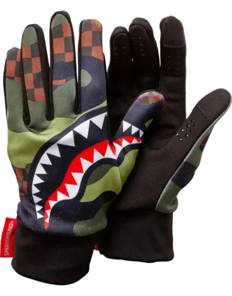 GUANTES DE CAMUFLAJE A CUADROS