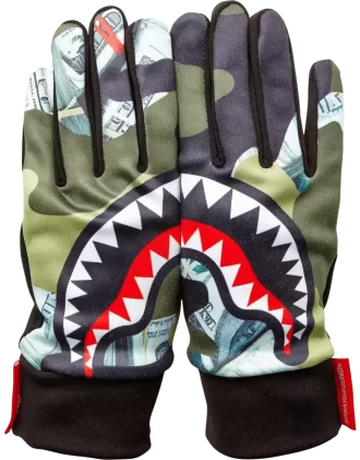 GUANTES DE CAMUFLAJE DE DINERO