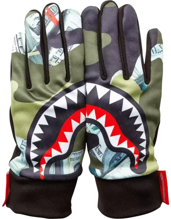 GUANTES DE CAMUFLAJE DE DINERO GUANTES DE CAMUFLAJE DE DINERO
