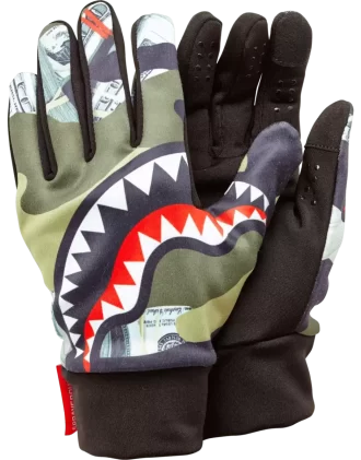 GUANTES DE CAMUFLAJE DE DINERO