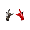 GUANTES IZQUIERDO ROJO / DERECHO CAMUFLAJE MONEY DRIPS GUANTES IZQUIERDO ROJO / DERECHO CAMUFLAJE MONEY DRIPS
