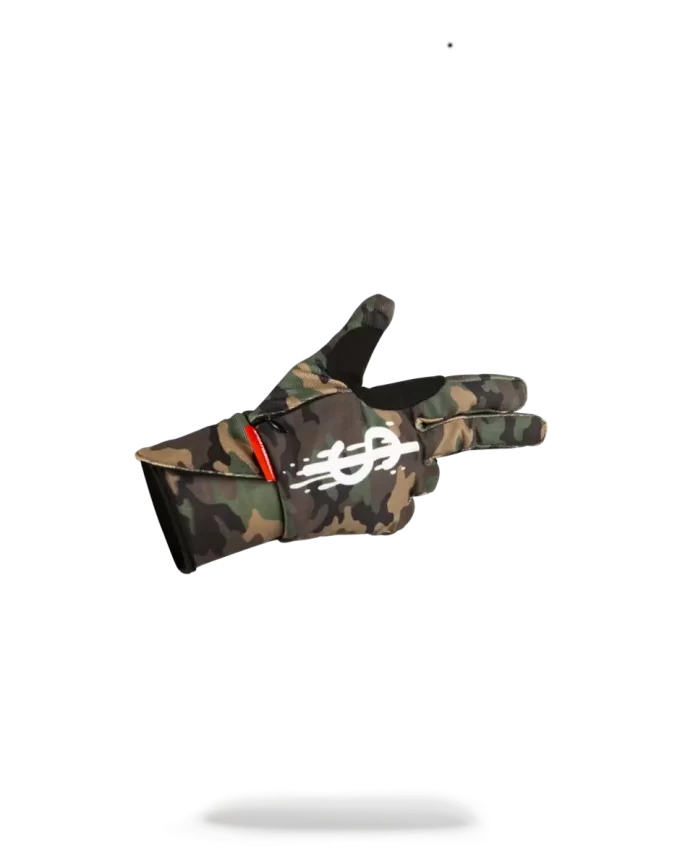 GUANTES IZQUIERDO ROJO / DERECHO CAMUFLAJE MONEY DRIPS GUANTES IZQUIERDO ROJO / DERECHO CAMUFLAJE MONEY DRIPS