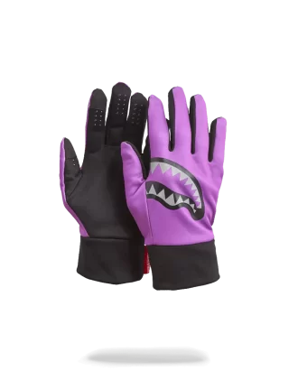 GUANTES MORADOS 3M CON BOCA DE TIBURÓN