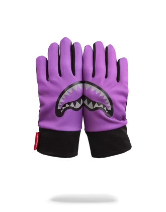 GUANTES MORADOS 3M CON BOCA DE TIBURÓN