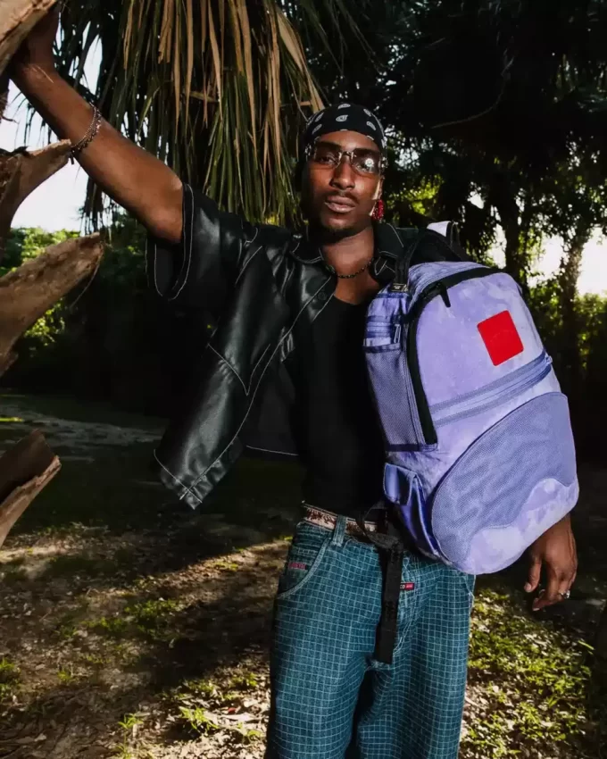 ¡¡¡IMPOSIBLE!!! ¡¡¡MOCHILA REVERSIBLE: DE TERCIOPELO MORADO A LA MOCHILA OG SHARKS IN PARIS!!!