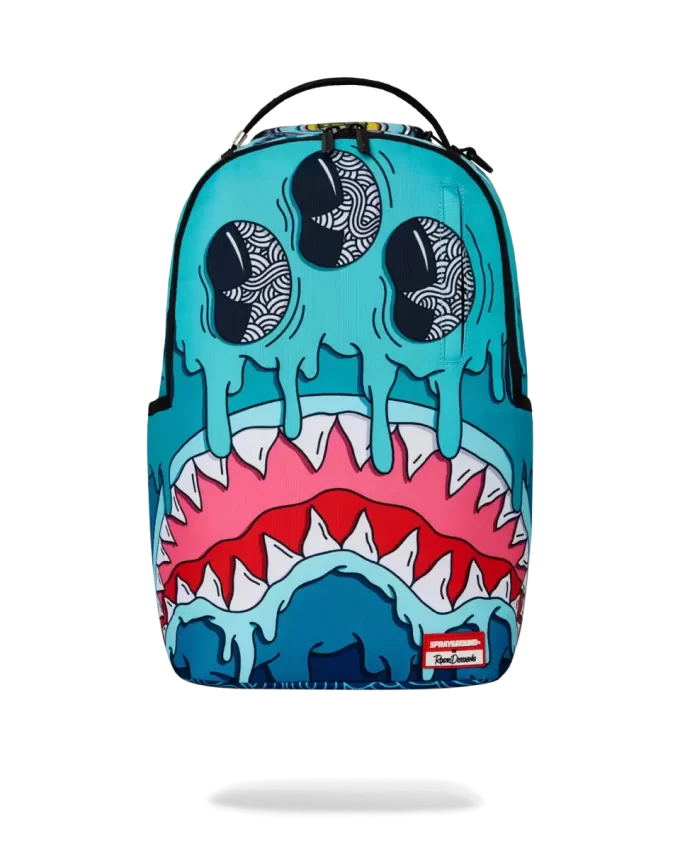 JORGE RODRIGUEZ, EL ARTISTA, COLABORACIÓN, DRIPS, MOCHILA DE TIBURONES