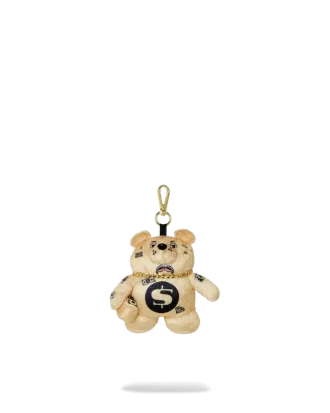 LLAVERO DE OSO CON CEPILLO DE ORO