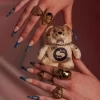 LLAVERO DE OSO CON CEPILLO DE ORO