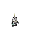 Llavero de oso con pasamontañas de panda