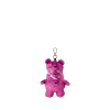 LLAVERO DE OSO TRIPLE ROSA