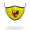 MASCARILLA AJUSTABLE CON LA SONRISA DE BOB ESPONJA PARA ADULTOS MASCARILLA AJUSTABLE CON LA SONRISA DE BOB ESPONJA PARA ADULTOS