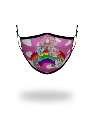 MASCARILLA AJUSTADA PARA NIÑOS: ARCOÍRIS REBOTE