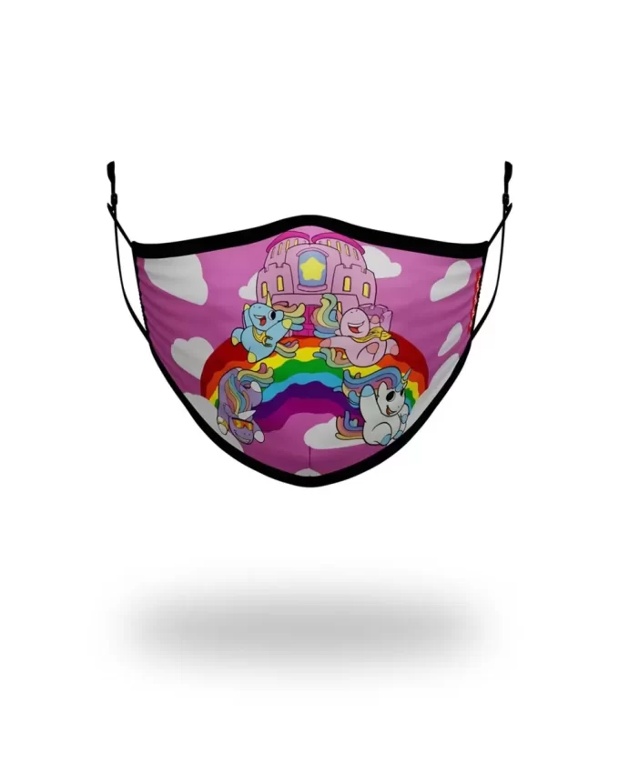 MASCARILLA AJUSTADA PARA NIÑOS: ARCOÍRIS REBOTE MASCARILLA AJUSTADA PARA NIÑOS: ARCOÍRIS REBOTE