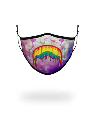 MASCARILLA AJUSTADA PARA NIÑOS: DERRITE EL ARCOÍRIS