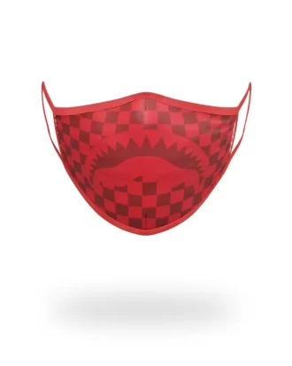 MASCARILLA AJUSTADA SHARKS IN PARIS (ROJA)