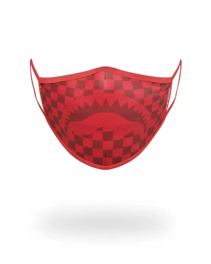 MASCARILLA AJUSTADA SHARKS IN PARIS (ROJA)