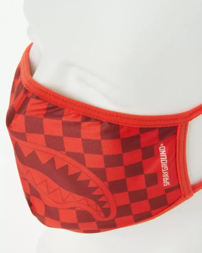 MASCARILLA AJUSTADA SHARKS IN PARIS (ROJA)