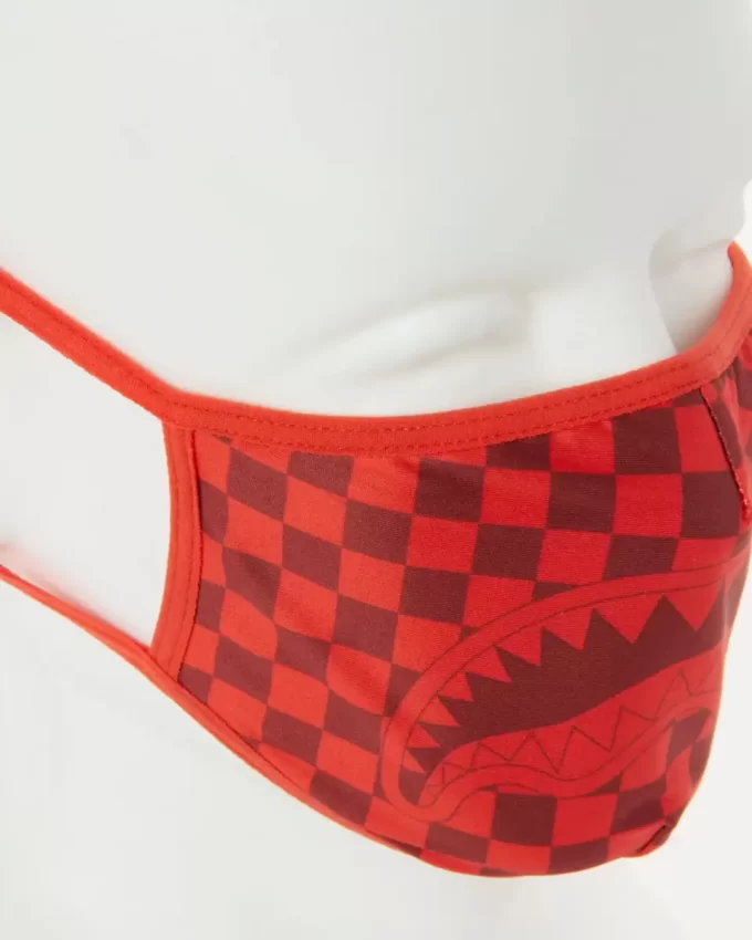 MASCARILLA AJUSTADA SHARKS IN PARIS (ROJA)
