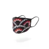 MASCARILLA CON ESTAMPADO DE BOCA DE TIBURÓN (AJUSTE CLÁSICO)