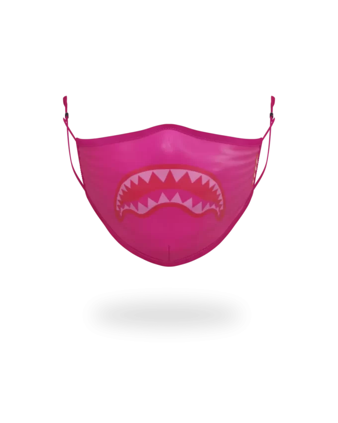 MASCARILLA FACIAL AJUSTADA PARA ADULTOS CON DISEÑO DE TIBURÓN ROSA MASCARILLA FACIAL AJUSTADA PARA ADULTOS CON DISEÑO DE TIBURÓN ROSA
