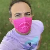 MASCARILLA FACIAL AJUSTADA PARA ADULTOS CON DISEÑO DE TIBURÓN ROSA MASCARILLA FACIAL AJUSTADA PARA ADULTOS CON DISEÑO DE TIBURÓN ROSA