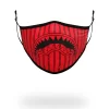MASCARILLA FACIAL AJUSTADA PARA ADULTOS CON DISEÑO DE TIBURONES EN PARÍS (ROJO) MASCARILLA FACIAL AJUSTADA PARA ADULTOS CON DISEÑO DE TIBURONES EN PARÍS (ROJO)