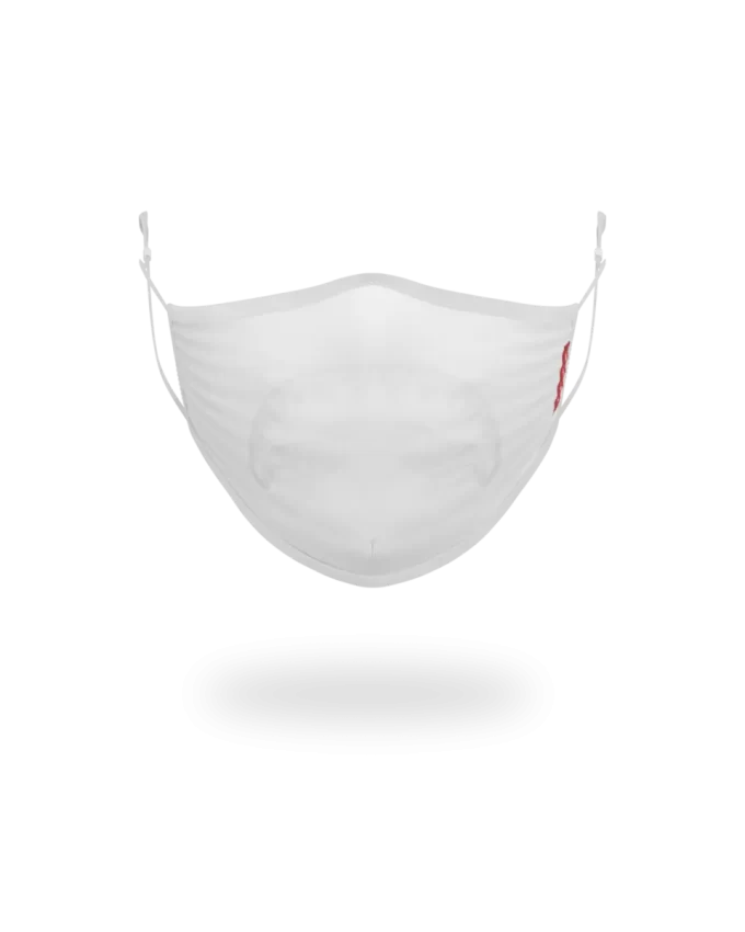 MASCARILLA FACIAL AJUSTADA PARA ADULTOS CON ESTAMPADO DE TIBURÓN BLANCO SOBRE BLANCO MASCARILLA FACIAL AJUSTADA PARA ADULTOS CON ESTAMPADO DE TIBURÓN BLANCO SOBRE BLANCO
