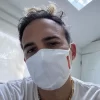 MASCARILLA FACIAL AJUSTADA PARA ADULTOS CON ESTAMPADO DE TIBURÓN BLANCO SOBRE BLANCO MASCARILLA FACIAL AJUSTADA PARA ADULTOS CON ESTAMPADO DE TIBURÓN BLANCO SOBRE BLANCO