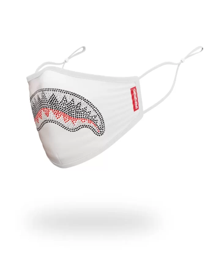 MASCARILLA FACIAL DE POLIÉSTER TRINITY DIAMOND SHARK (BLANCA) MASCARILLA FACIAL DE POLIÉSTER TRINITY DIAMOND SHARK (BLANCA)