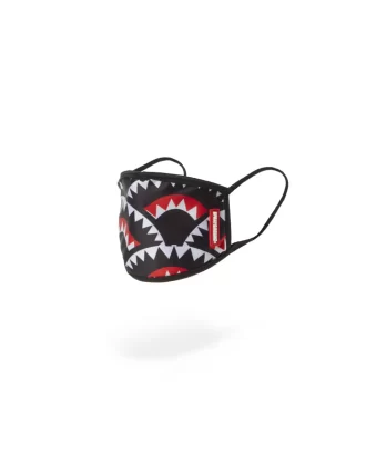 MASCARILLA INFANTIL CON ESTAMPADO DE BOCA DE TIBURÓN (AJUSTE CLÁSICO)