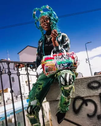 MINI BOLSA DE BOLSA LE MONDE DES GRAFFITIS