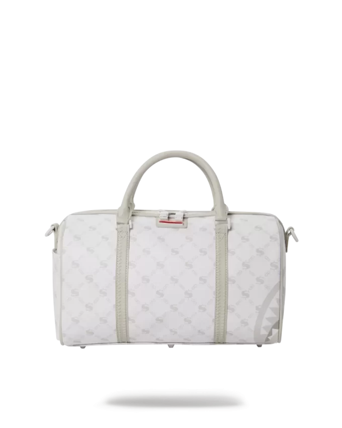 MINI BOLSA DE VIAJE CON ESTAMPADO DE DINERO EN COLOR POLVO MINI BOLSA DE VIAJE CON ESTAMPADO DE DINERO EN COLOR POLVO