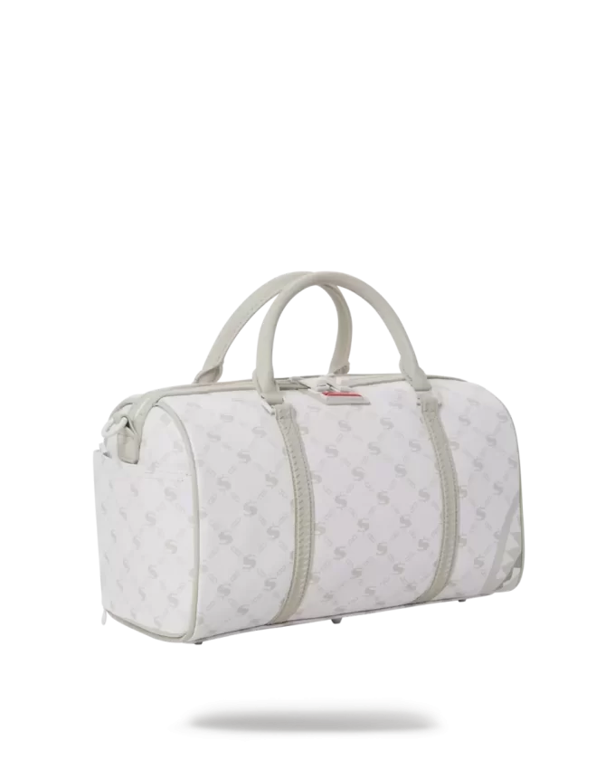 MINI BOLSA DE VIAJE CON ESTAMPADO DE DINERO EN COLOR POLVO MINI BOLSA DE VIAJE CON ESTAMPADO DE DINERO EN COLOR POLVO