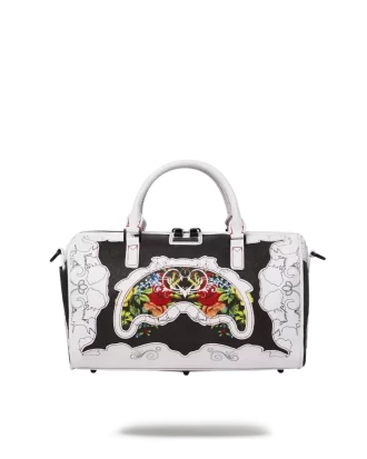 MINI DUFFLE CON CORTE FLORAL