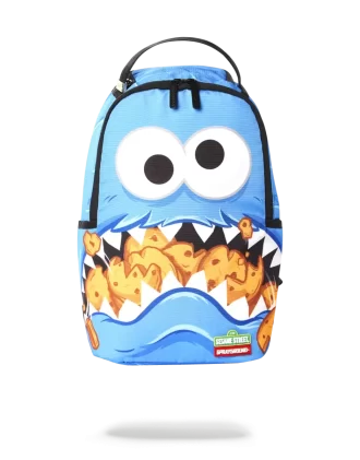 MINI MOCHILA DE TIBURÓN DEL MONSTRUO DE LAS GALLETAS