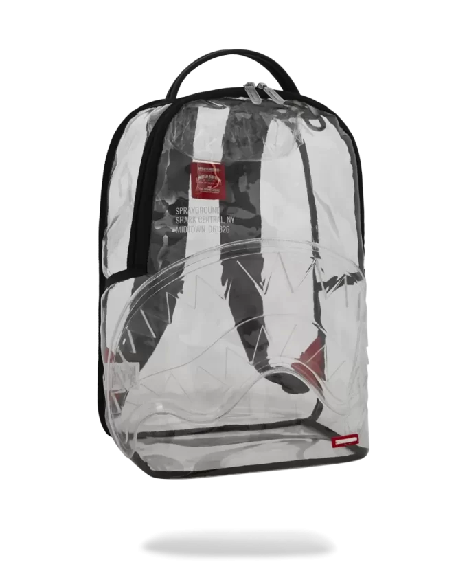 MOCHILA 100% TRANSPARENTE – SHARK CENTRAL MOCHILA 100% TRANSPARENTE – SHARK CENTRAL