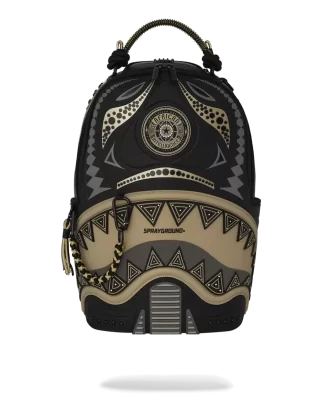 Mochila A.I. AFRICAN INTELLIGENCE SHARKS OF THE GOLD OCEAN – Colaboración con Sandflower