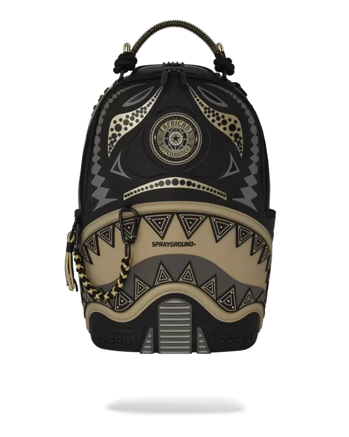 Mochila A.I. AFRICAN INTELLIGENCE SHARKS OF THE GOLD OCEAN – Colaboración con Sandflower Mochila A.I. AFRICAN INTELLIGENCE SHARKS OF THE GOLD OCEAN – Colaboración con Sandflower