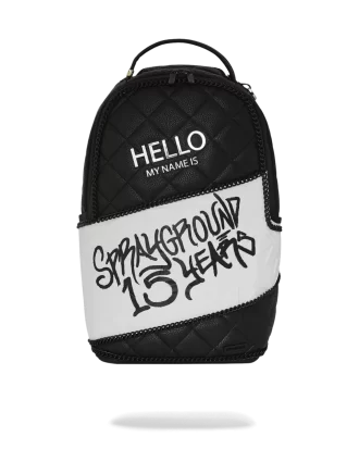 Mochila acolchada «Hola, mi nombre es 15 años» (súper rara)