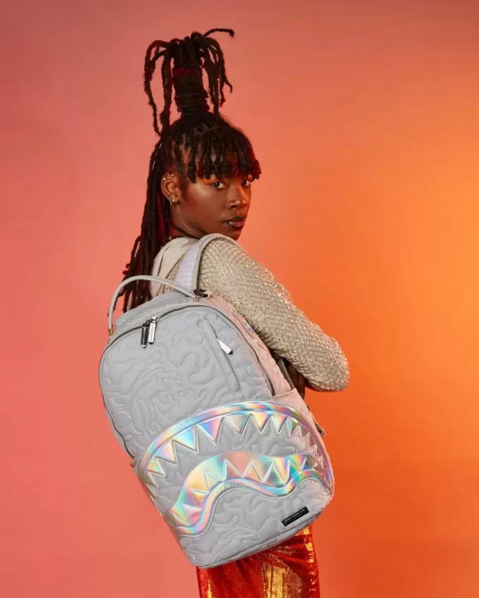 Mochila acolchada iridiscente Mirashaku Mochila acolchada iridiscente Mirashaku