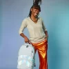 Mochila acolchada iridiscente Mirashaku Mochila acolchada iridiscente Mirashaku