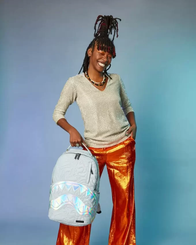 Mochila acolchada iridiscente Mirashaku Mochila acolchada iridiscente Mirashaku