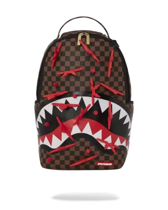 Mochila aplastada con estrellas ninja 3D reales (DLXV)