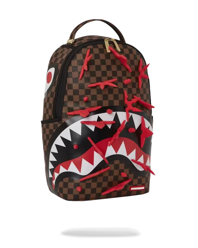 Mochila aplastada con estrellas ninja 3D reales (DLXV) Mochila aplastada con estrellas ninja 3D reales (DLXV)