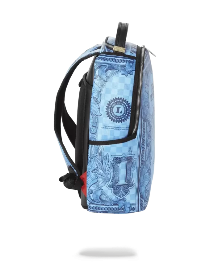 MOCHILA AZUL «EN DIOS CONFIAMOS» (PIEZA ÚNICA) MOCHILA AZUL «EN DIOS CONFIAMOS» (PIEZA ÚNICA)